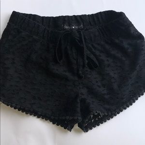 Black shorts
